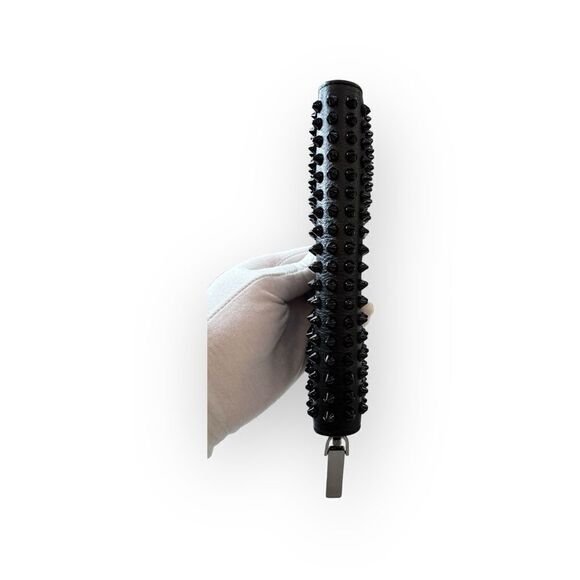 Christian Louboutin Panettone Leather Spiked Long Zipper Wallet - Picture 3 of 11